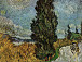 Дорога с кипарисом и звездой. Ван Гог
